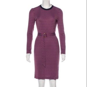 Tory Burch Musee Belted Stretch Dress
